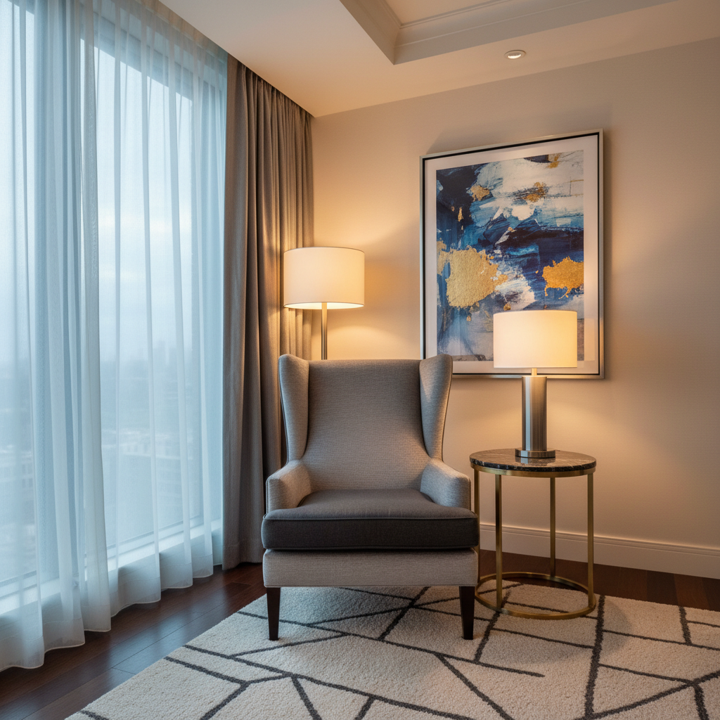 Bedford Storm Upholstered Chair | Architectural Fabrics