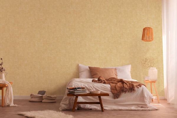 Terra 2022 Yellow Wallcovering | AS Creation