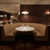 Stone Haven - Mocha Upholstered Banquette | Architectural Fabrics