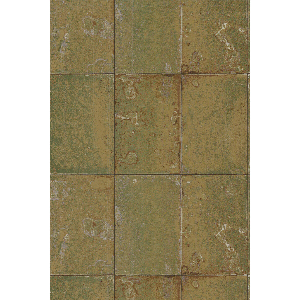 Antique Mirror - Antique Gold Yellow By Cole & Son | Cole & Son Foundation |Geometric Texture Wallcovering Print