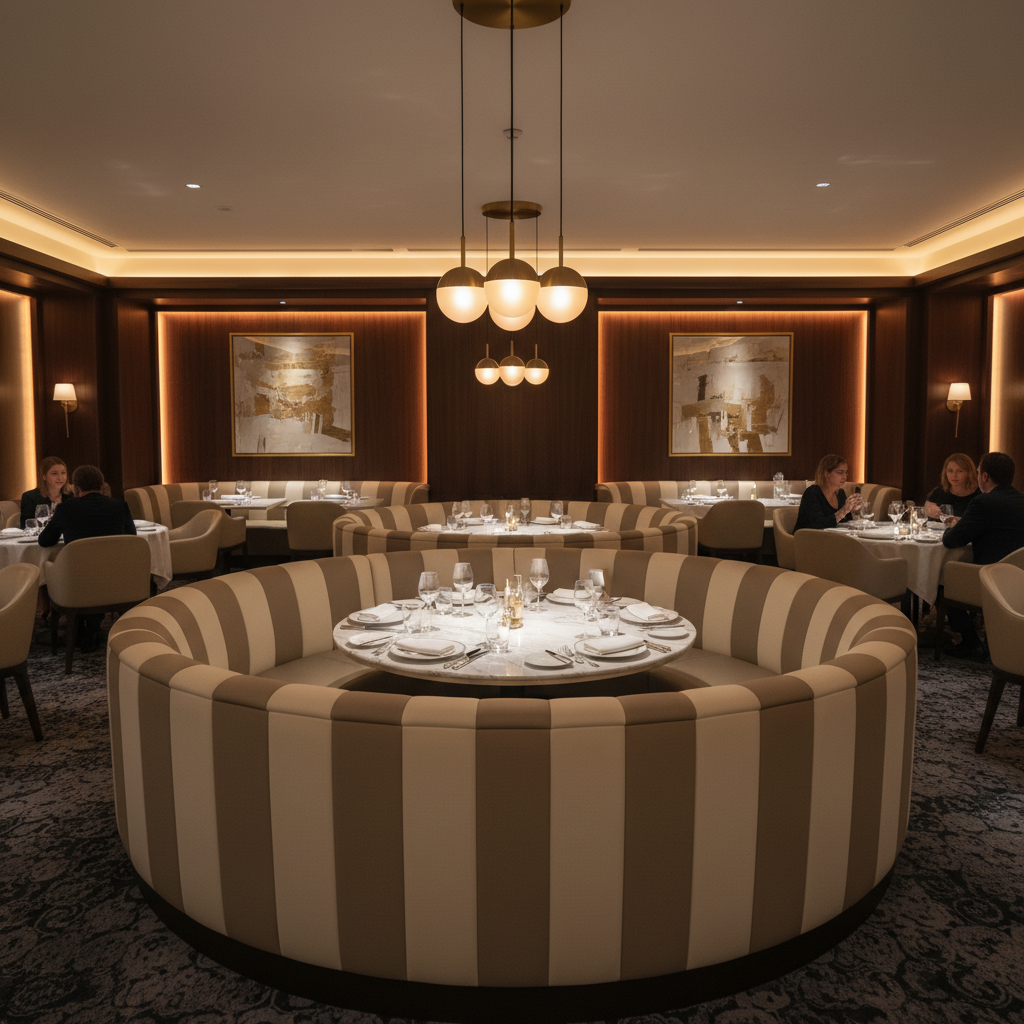 Salem White Upholstered Banquette | Architectural Fabrics