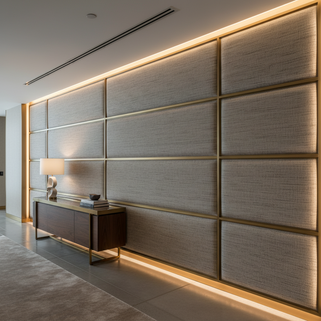 Trade Wind - Pitch Upholstered Wall Panel | Architectural Fabrics