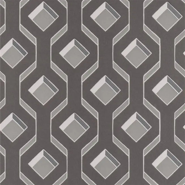 Chareau Flock Velvet 03 Brown Mocha | Designer's Guild Europe