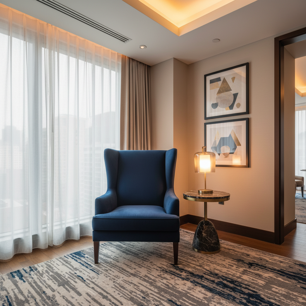 Ultrasuede  Regal Blue  Blue Upholstered Chair | Ultrasuede Upholstery