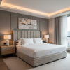 Savannah Bay - Linen Upholstered Headboard | Architectural Fabrics