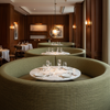 St. Eustatius - Stem Upholstered Banquette | Architectural Fabrics