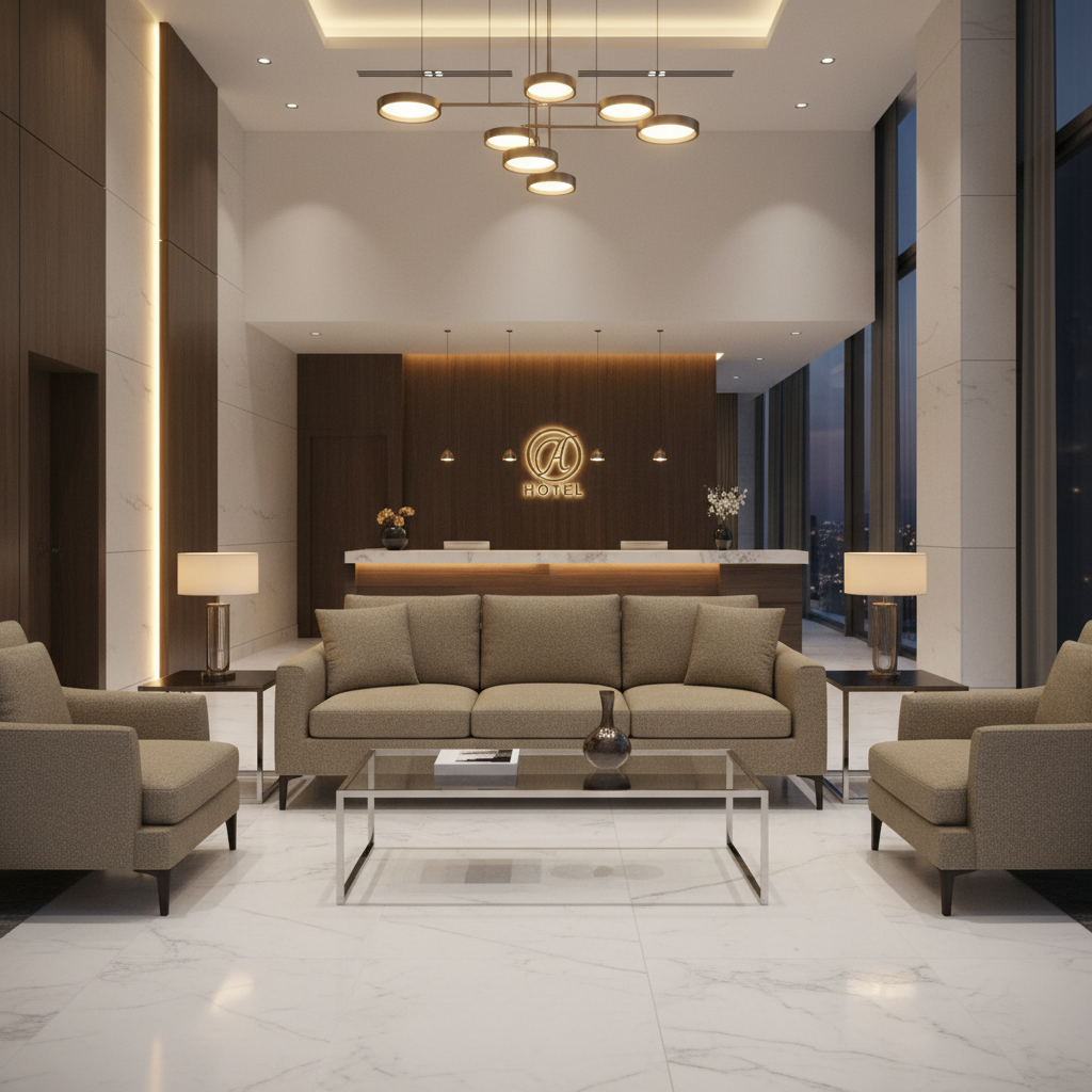 Smooth Pebble Grain Muted Taupe Upholstered Sofa | Architectural Fabrics