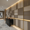 Monterey Hemp Transitional Taupe & Ecru Upholstered Wall Panel | Architectural Fabrics