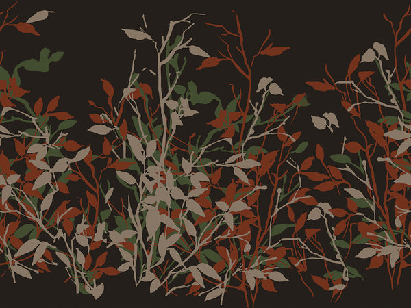 Bridgehampton-Ebony Wallcovering | Phillipe Romano