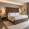 Aarden - Umber Earth Silicone Hybrid Upholstered Headboard | Architectural Fabrics
