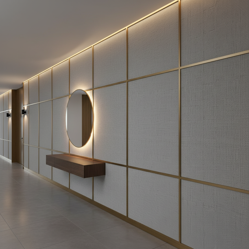 Soufriere - Metal Upholstered Wall Panel | Architectural Fabrics
