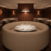 Aire Pebbled - Earthen Taupe Breathable Polyurethane Upholstered Banquette | Architectural Fabrics