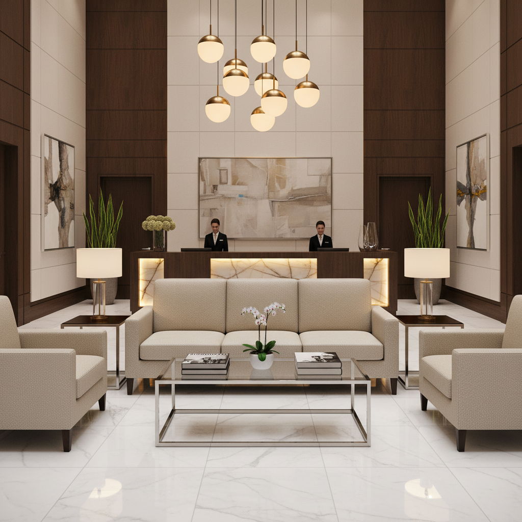 Algiers - Limestone Performance Vinyl Upholstered Sofa | Architectural Fabrics