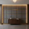 Quintana Bay - Graphite Upholstered Wall Panel | Architectural Fabrics