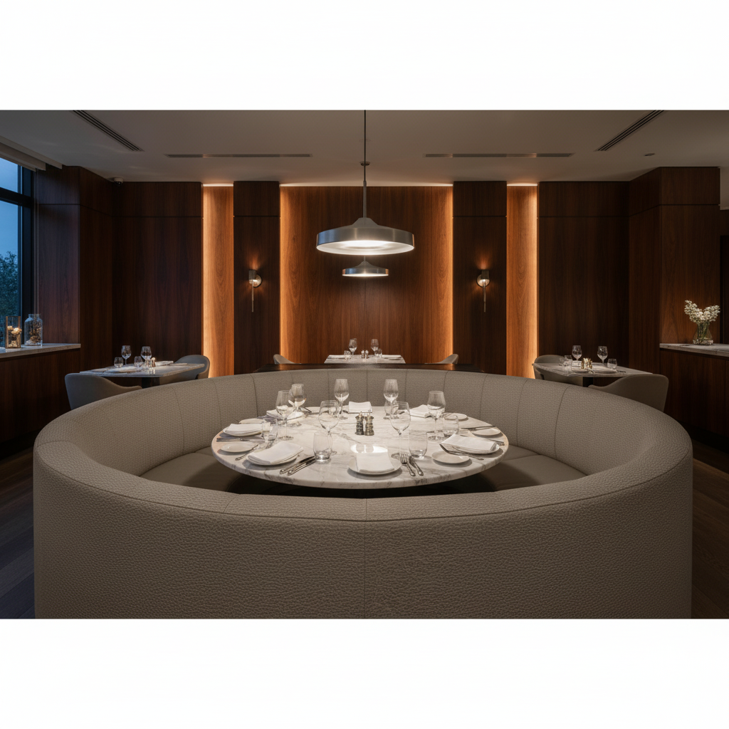 Punch Bowl - Terra Upholstered Banquette | Architectural Fabrics