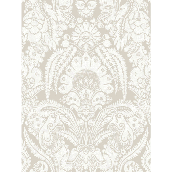 Chatterton - Shell & Ivory Beige By Cole & Son | Cole & Son Albemarle | Damask Wallcovering Print