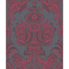 Wyndham - Red And Slate  By Cole & Son | Cole & Son Albemarle | Damask Wallcovering Print