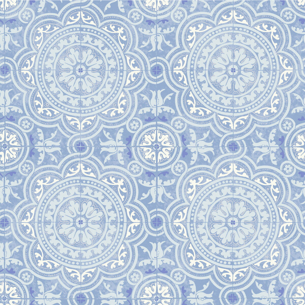 Piccadilly - Soft Blue  By Cole & Son | Cole & Son Albemarle | Geometric Wallcovering Print