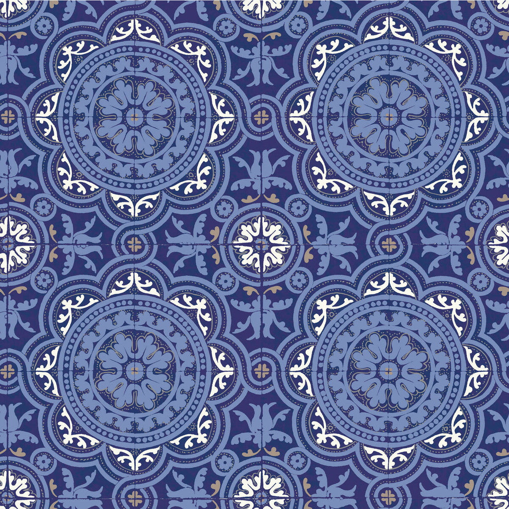 Piccadilly - Blue  By Cole & Son | Cole & Son Albemarle | Geometric Wallcovering Print
