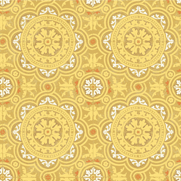 Piccadilly - Ochre  By Cole & Son | Cole & Son Albemarle | Geometric Wallcovering Print