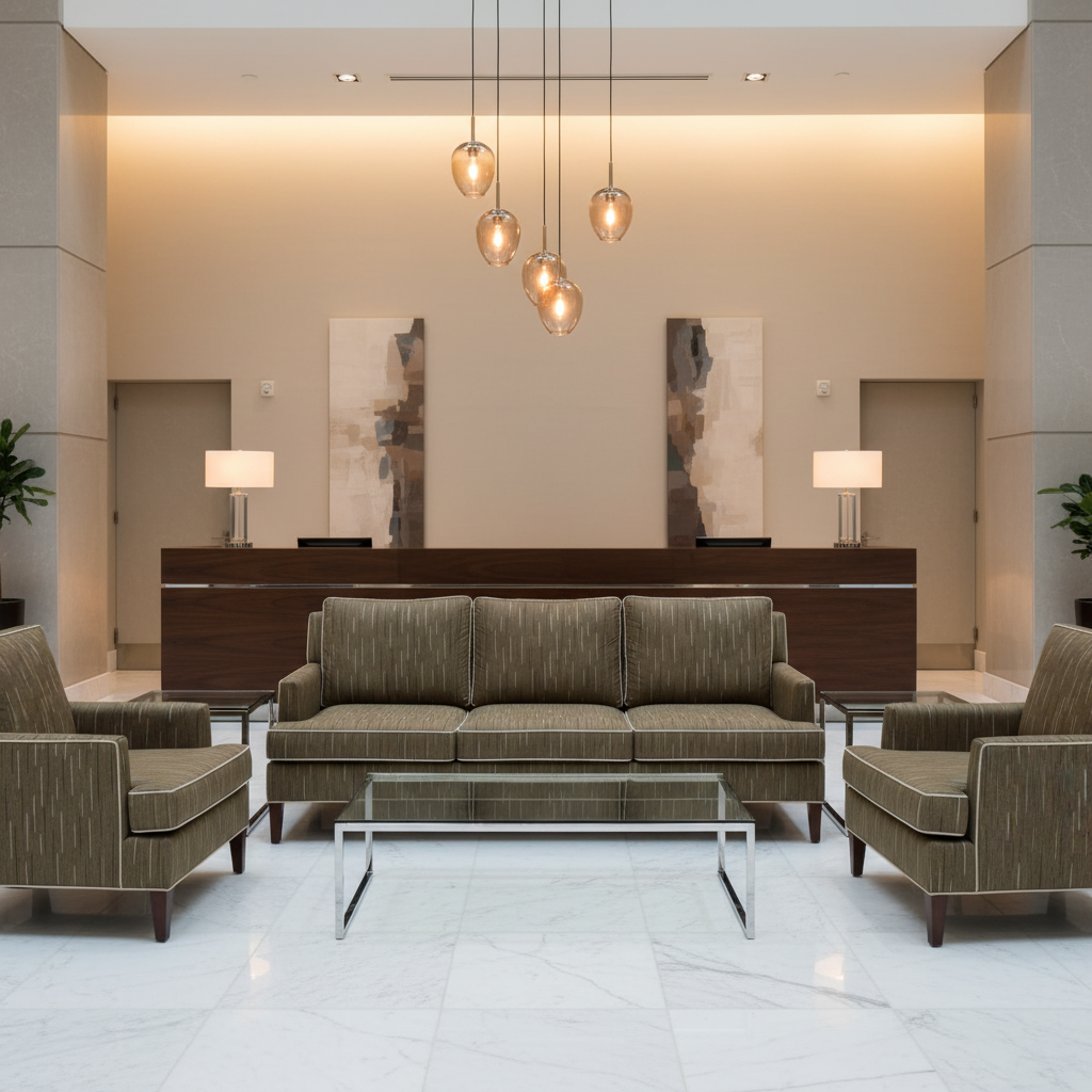 Stitchwork Bay - Woodland Upholstered Sofa | Architectural Fabrics