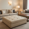 Astor - Astor Contract Woven Upholstered Ottoman | Architectural Fabrics