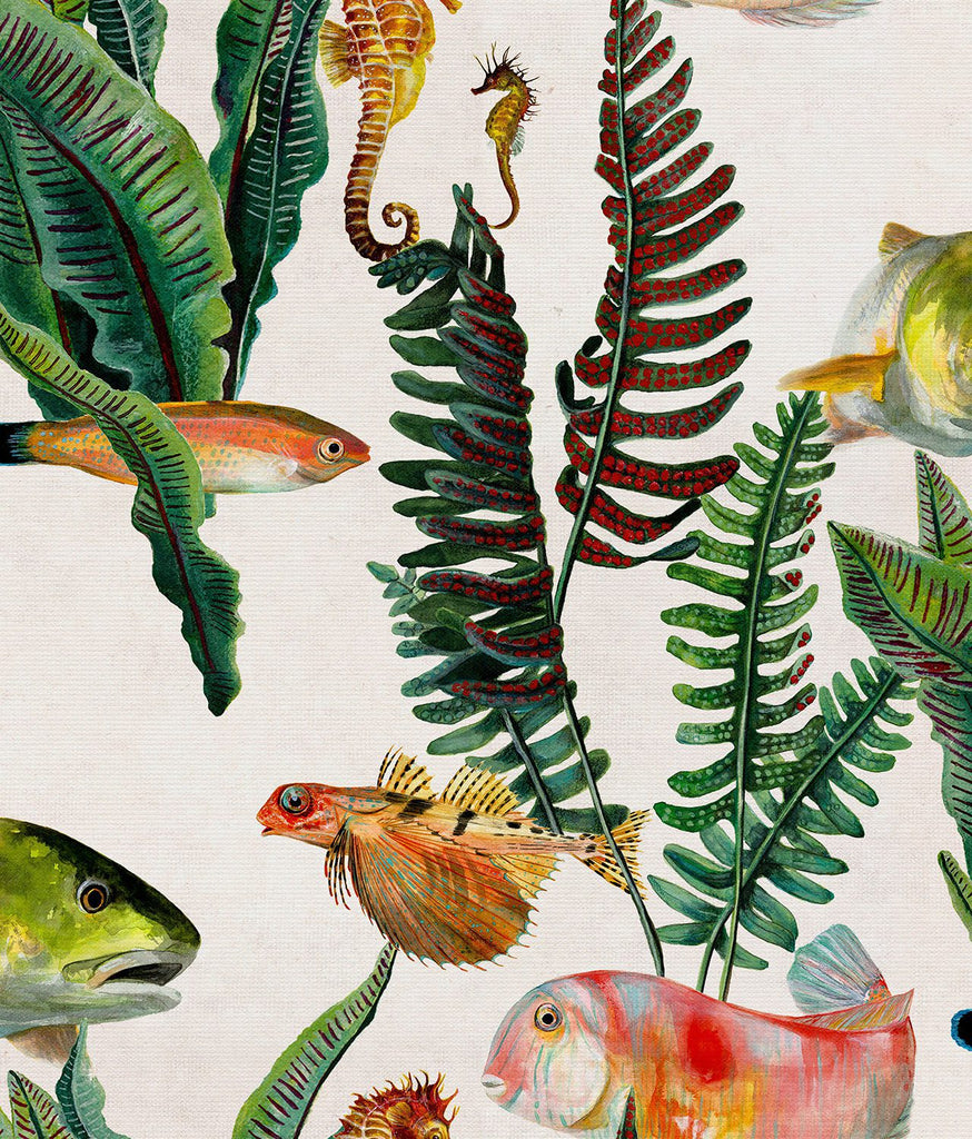 Bank of Fish Off-White, Roll Vinyl