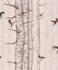 Birch Trees Pink, Roll Vinyl