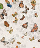 Magic Butterflies Off-White, Roll Vinyl