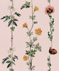 Climbing Flowers Pink, Roll Vinyl