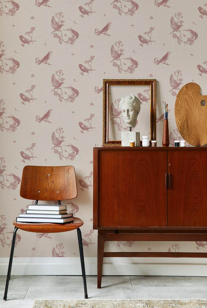 Sweet Birds Beige, Roll Vinyl