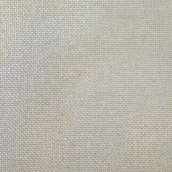 Montauk Paperweave Metallic Silver & Greige Wallcovering | Phillipe Romano