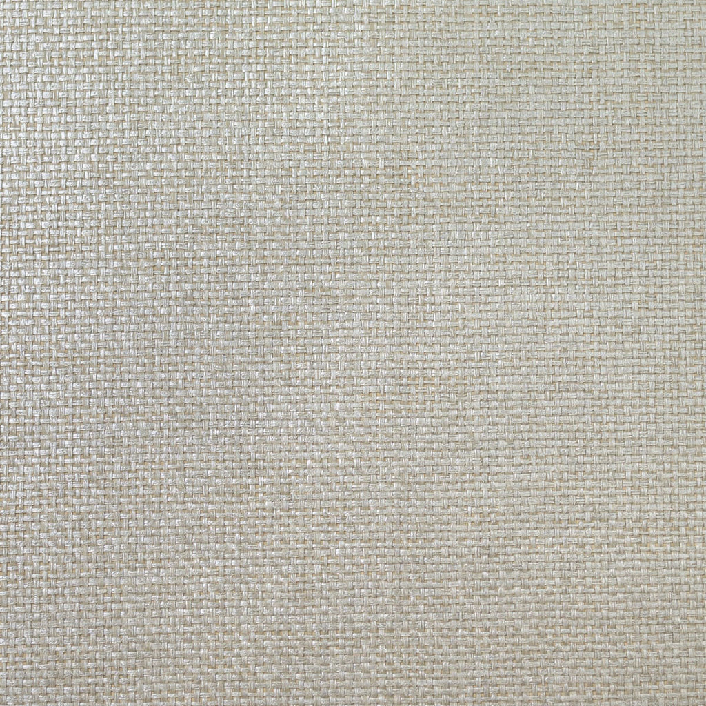 Montauk Paperweave Metallic Silver & Greige Wallcovering | Phillipe Romano