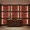 Turf Bay - Poppy Upholstered Wall Panel | Architectural Fabrics
