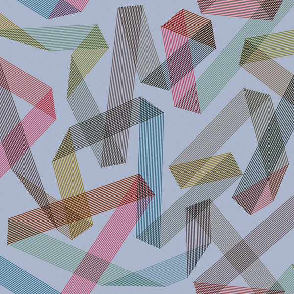 Ribbon, Blue Wallcoverings | Designtex