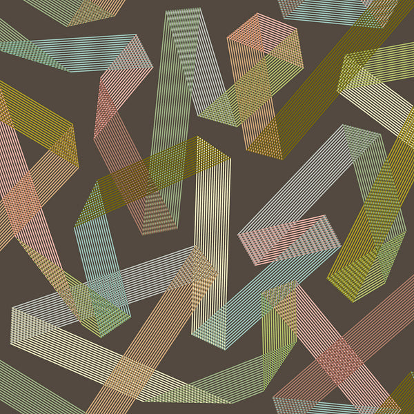 Ribbon, Grey Wallcoverings | Designtex