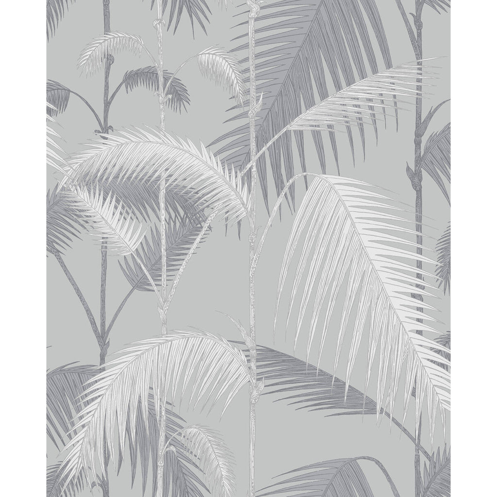 Palm Jungle - Lilac & Grey Grey By Cole & Son | Cole & Son Contemporary Restyled |Botanical & Floral  Wallcovering