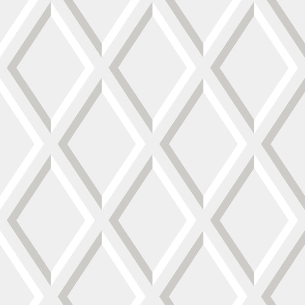 Pompeian - Lilac/Silver Grey By Cole & Son | Cole & Son Contemporary Restyled |Diamond Geometric Wallcovering Print