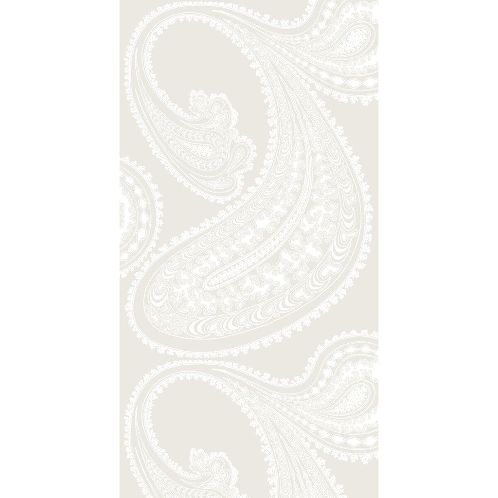 Rajapur - White/Shell White By Cole & Son | Cole & Son Contemporary Restyled | Paisley Wallcovering