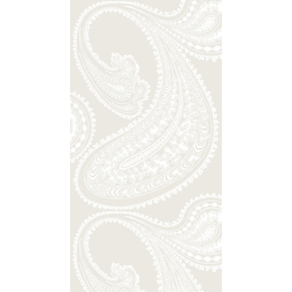 Rajapur - White/Shell White By Cole & Son | Cole & Son Contemporary Restyled | Paisley Wallcovering