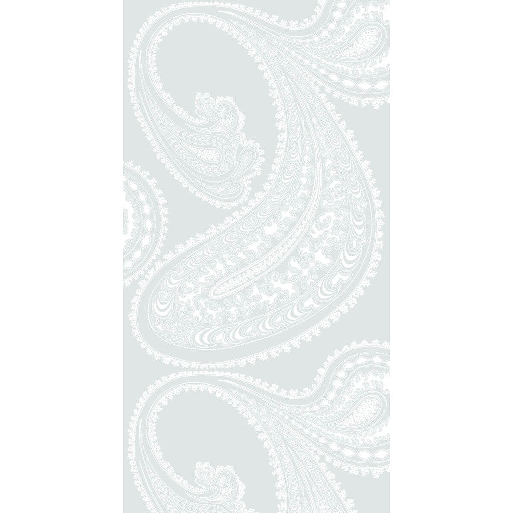Rajapur - Wht/Lt Blue Light Blue By Cole & Son | Cole & Son Contemporary Restyled | Paisley Wallcovering