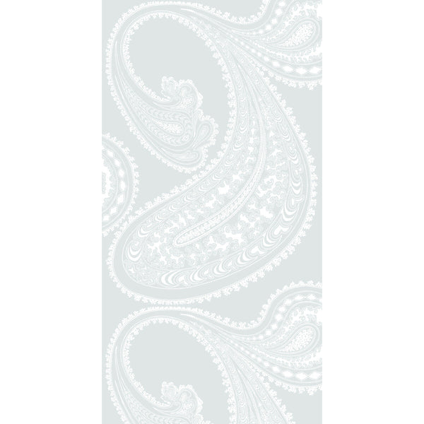 Rajapur - Wht/Lt Blue Light Blue By Cole & Son | Cole & Son Contemporary Restyled | Paisley Wallcovering