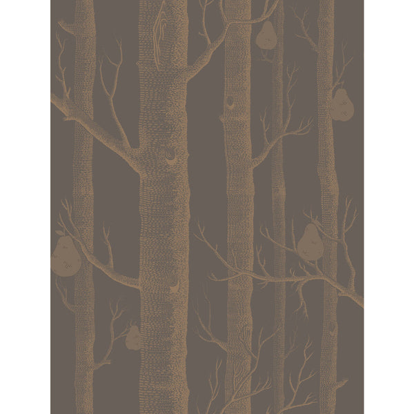 Woods & Pears - Bronze/Black Brown By Cole & Son | Cole & Son Contemporary Restyled |Botanical & Floral  Wallcovering
