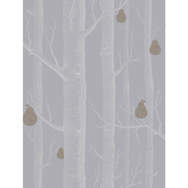 Woods & Pears - Slate/Silver Grey By Cole & Son | Cole & Son Contemporary Restyled |Botanical & Floral  Wallcovering