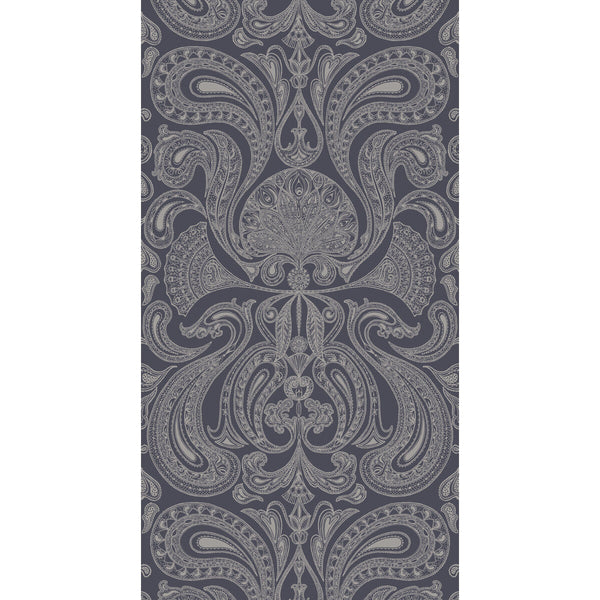 Malabar - Gilver/Charl Grey By Cole & Son | Cole & Son Contemporary Restyled | Damask Wallcovering Print