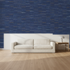 Nantucket Grasscloth Classic Navy Wallcovering | Phillipe Romano room setting