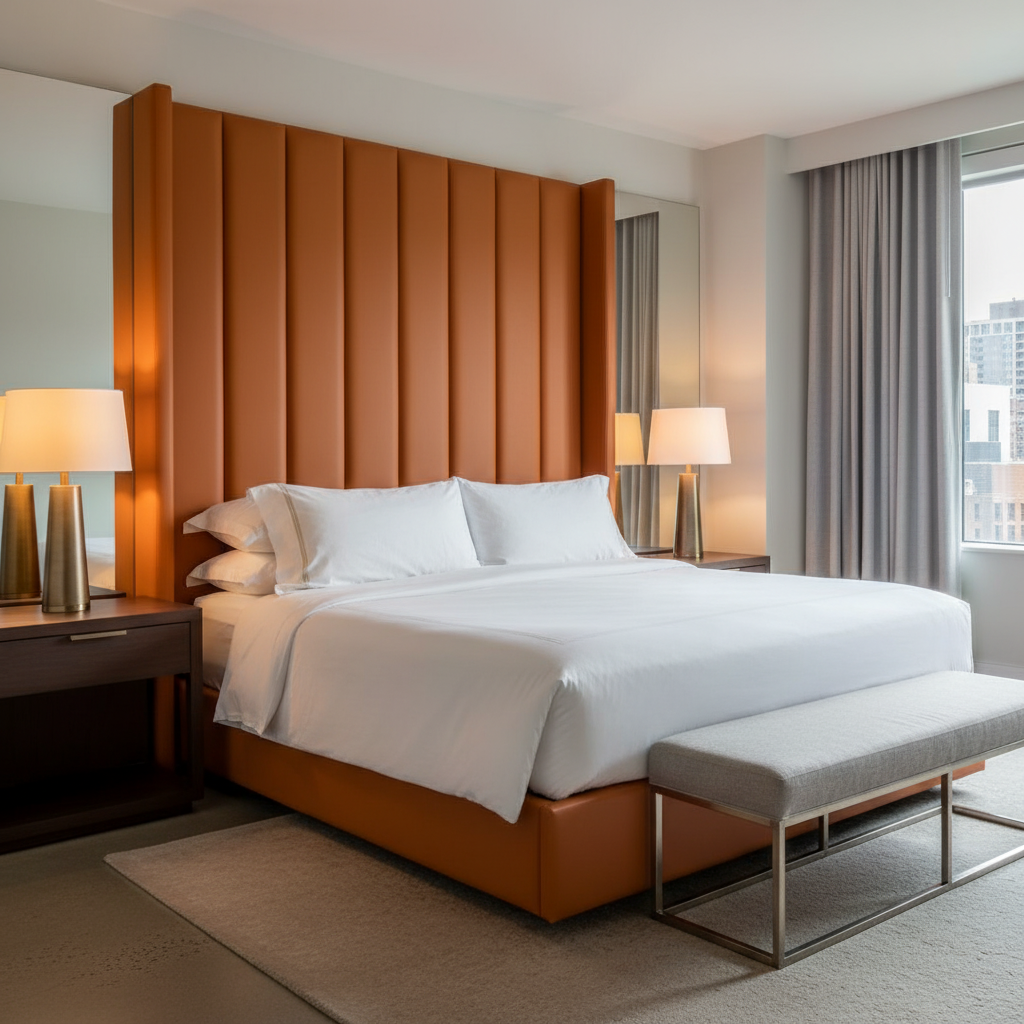 Peter Island - Emberglow Upholstered Headboard | Architectural Fabrics