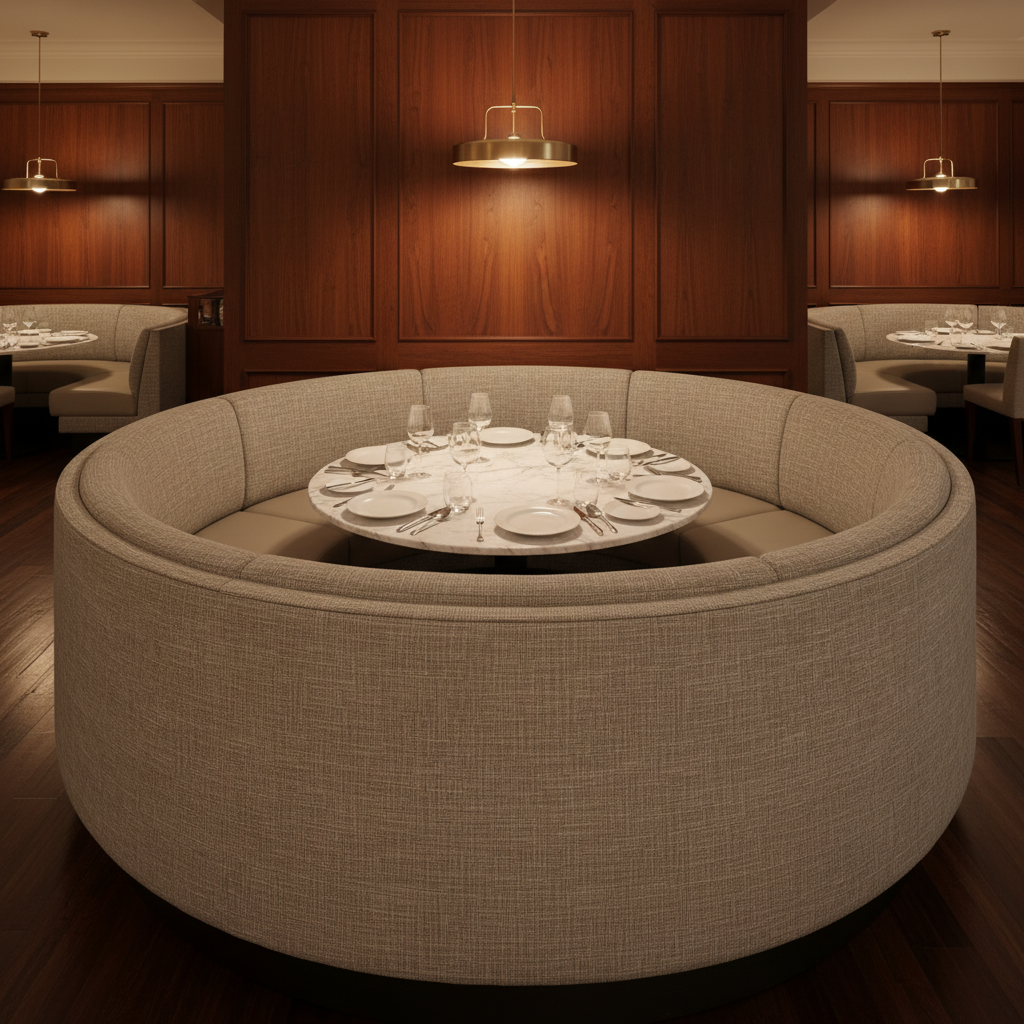 Rincon - Malt Upholstered Banquette | Architectural Fabrics