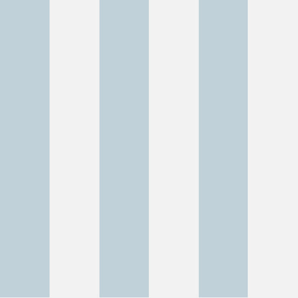 Glastonbury Str - Pale Bl & Wt Light Blue By Cole & Son | Cole & Son Festival Stripes | Stripes Wallcovering Print
