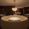 Ultrasuede  Chablis Beige Upholstered Banquette | Ultrasuede Upholstery